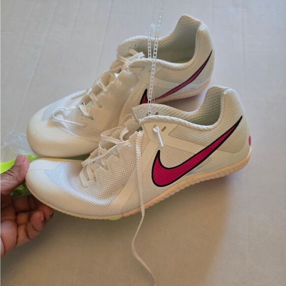 Nike Rival Multi Track Field Multi-Event Spikes Color: Sail/Light Lemon Size 9 - Picture 1 of 7